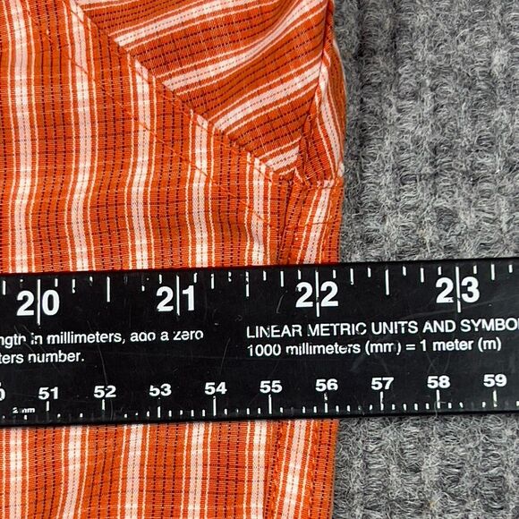 ROUTE 66 Mens Original Clothing Co. Shirt Medium‎ Red Striped Button Down SS - Picture 10 of 11